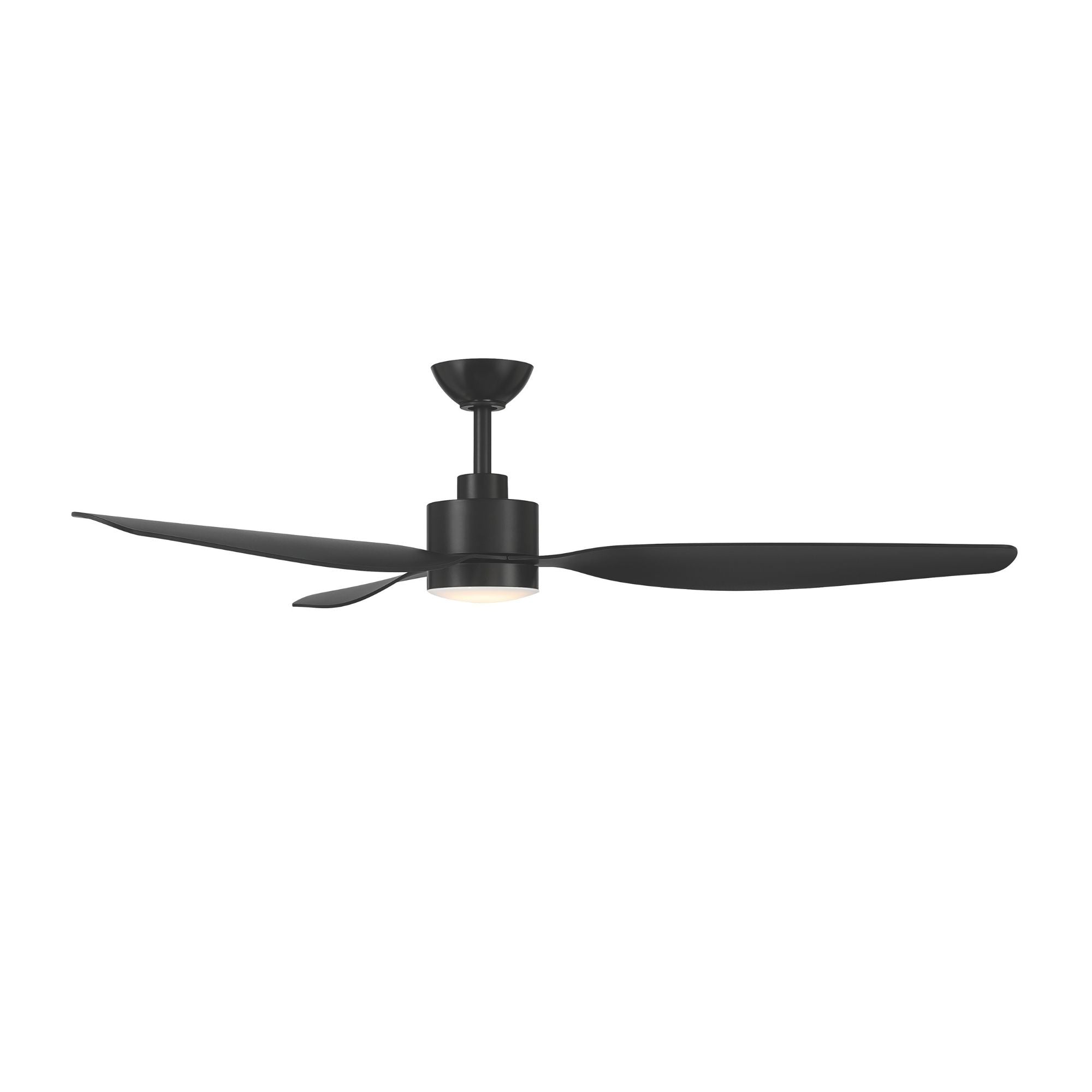 Minka Aire Norwynd 60'' Smart Ceiling Fan with LED Light DC Motor Coal Black