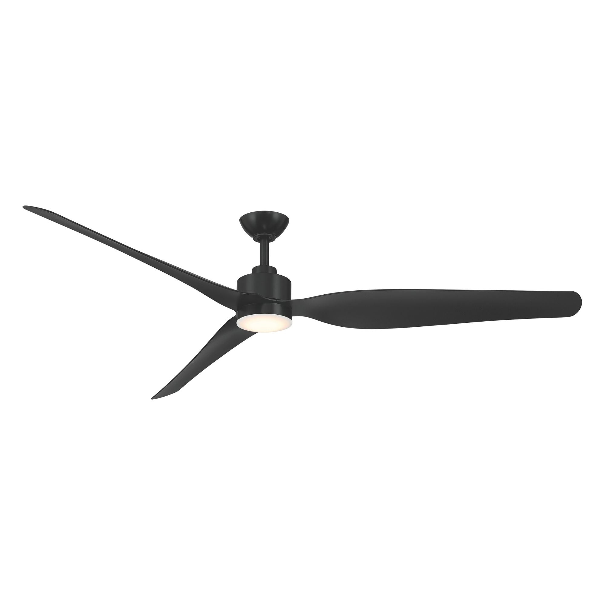 Minka Aire Norwynd 72'' Smart Ceiling Fan with LED Light DC Motor Coal Black