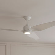 Minka Aire Norwynd 72'' Smart Ceiling Fan with LED Light DC Motor Flat White