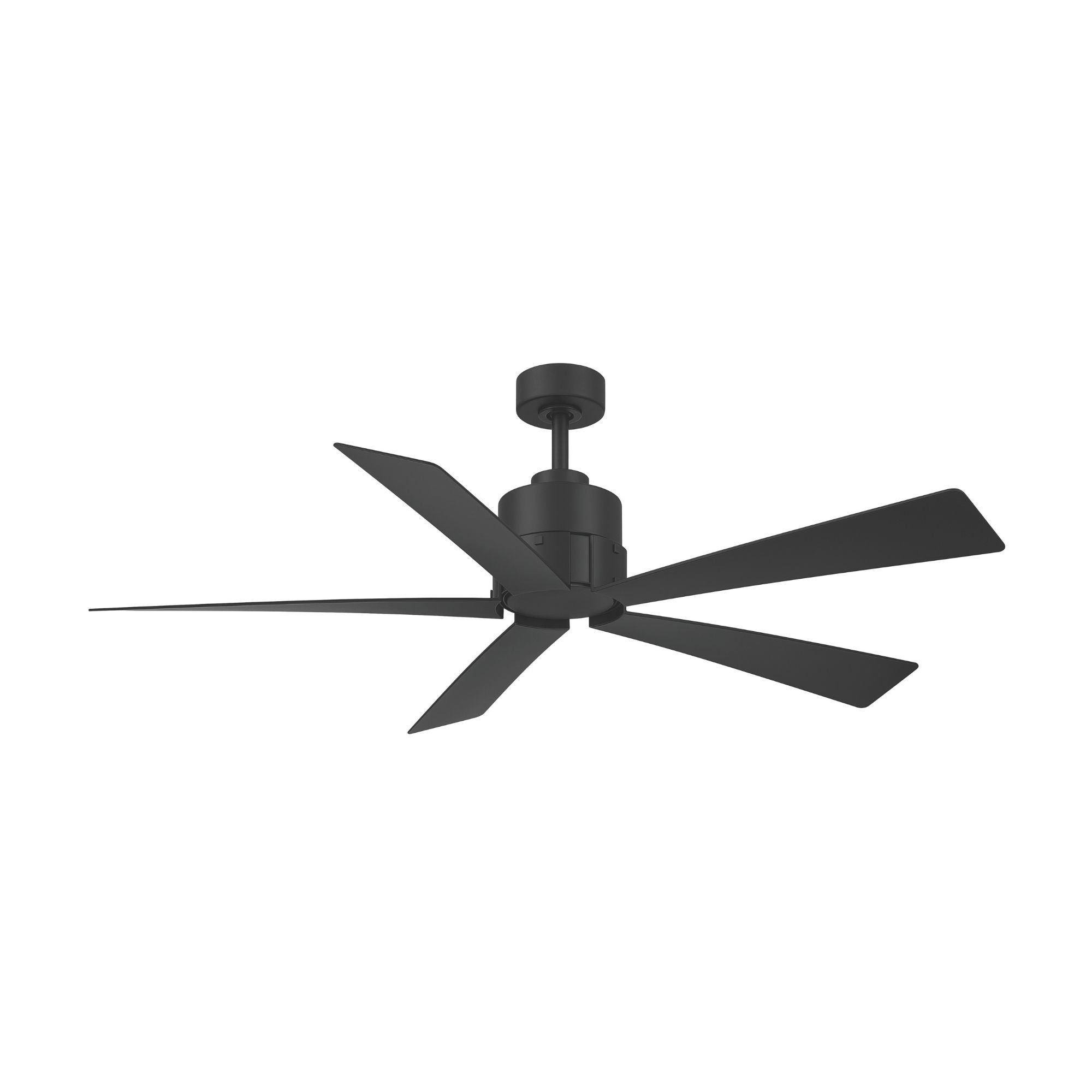 Oovin 54" 5-CCT LED Smart Ceiling Fan, Full Coal Finish