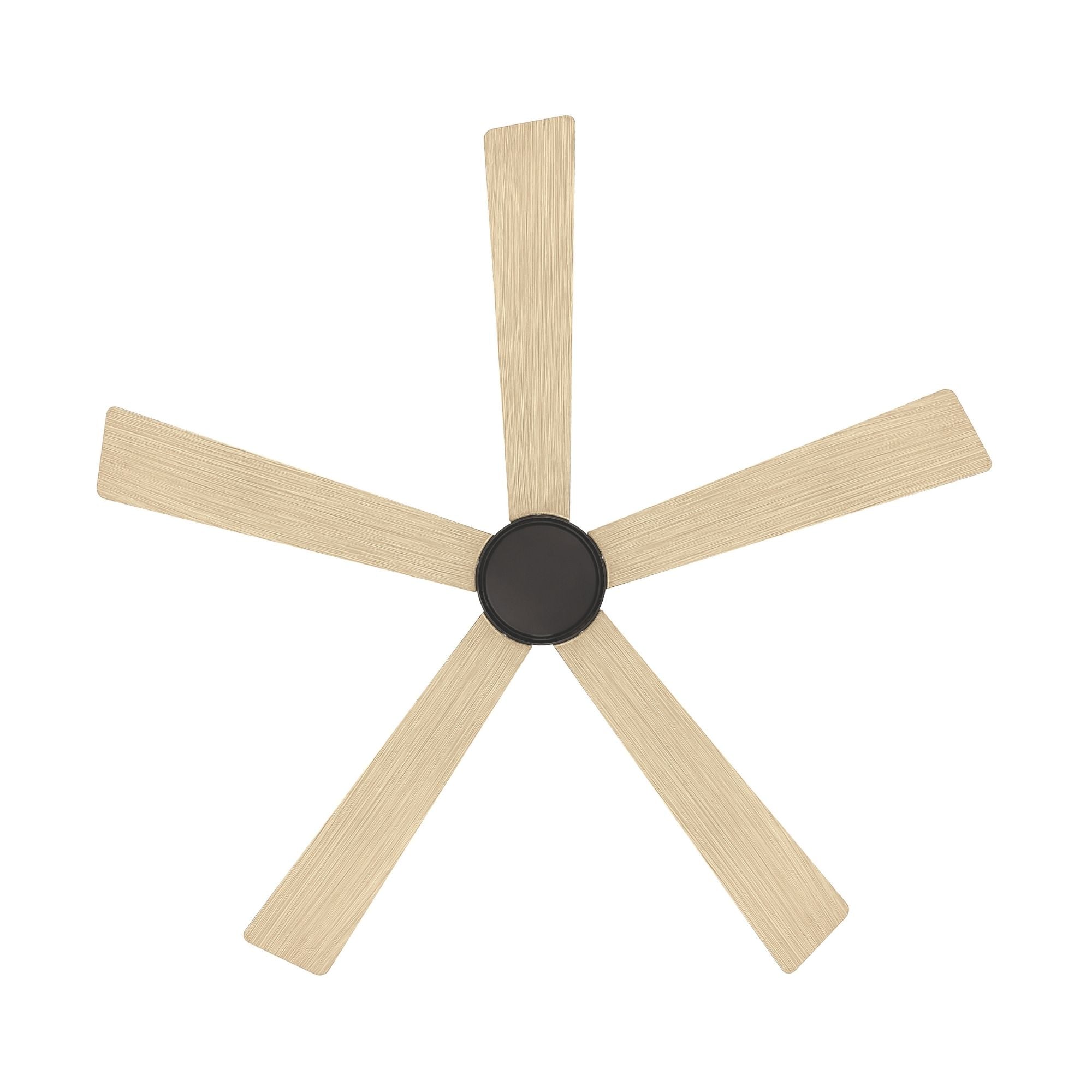 Oovin 54" 5-CCT LED Smart Ceiling Fan, Dark Bronze with White Oak Blades