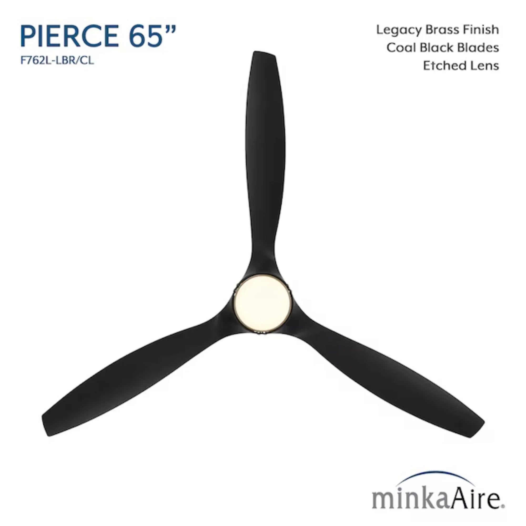 Pierce 65" Brass LED Smart Ceiling Fan