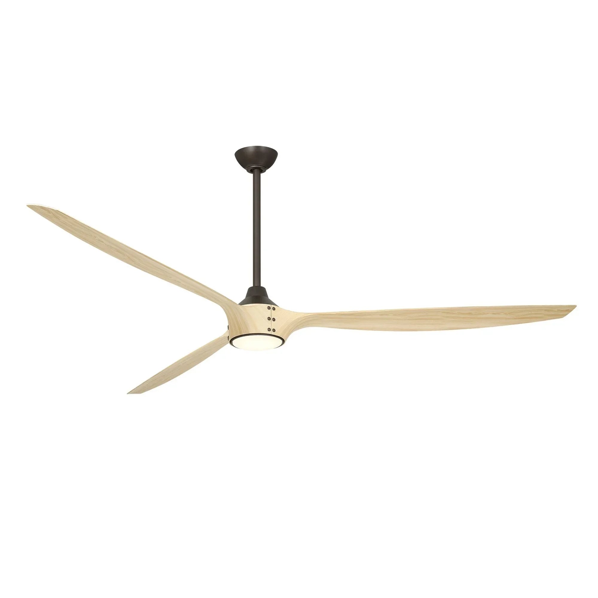 Pierce 84" Bronze Large LED Smart Ceiling Fan