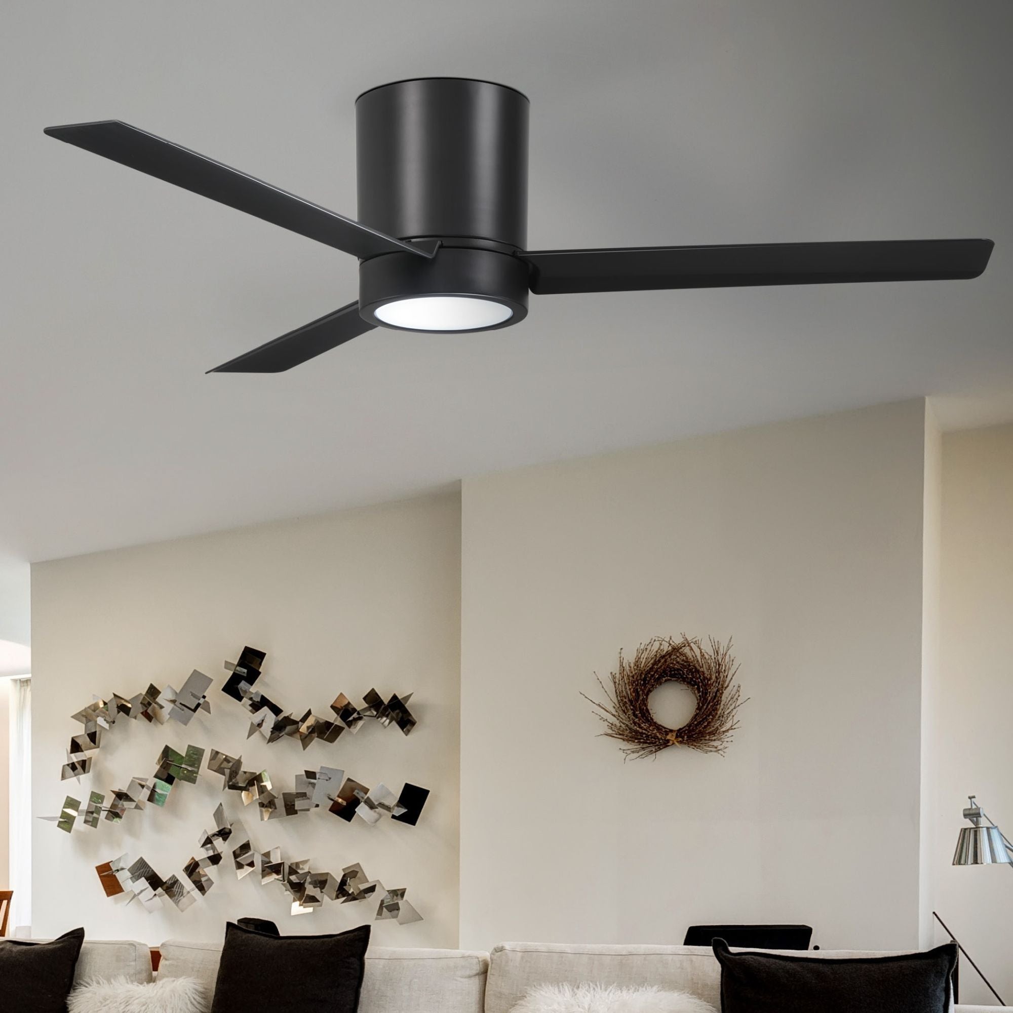 Roto Flush 52" LED Ceiling Fan - Bees Lighting