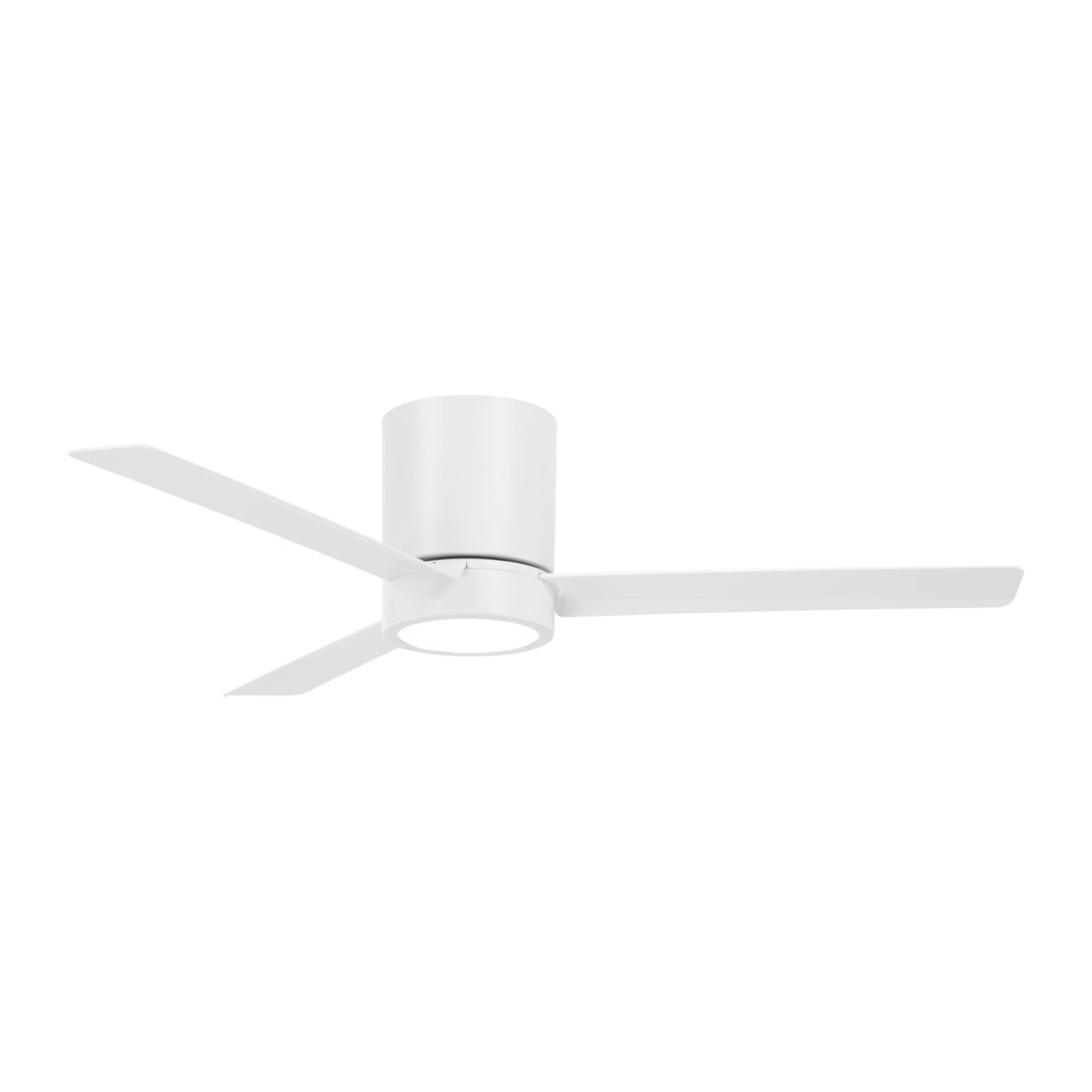 Roto Flush 52" White LED Ceiling Fan with Remote Control - Bees Lighting