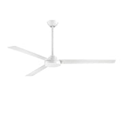Roto XL 62" White Wet Rated Ceiling Fan with Wall Control