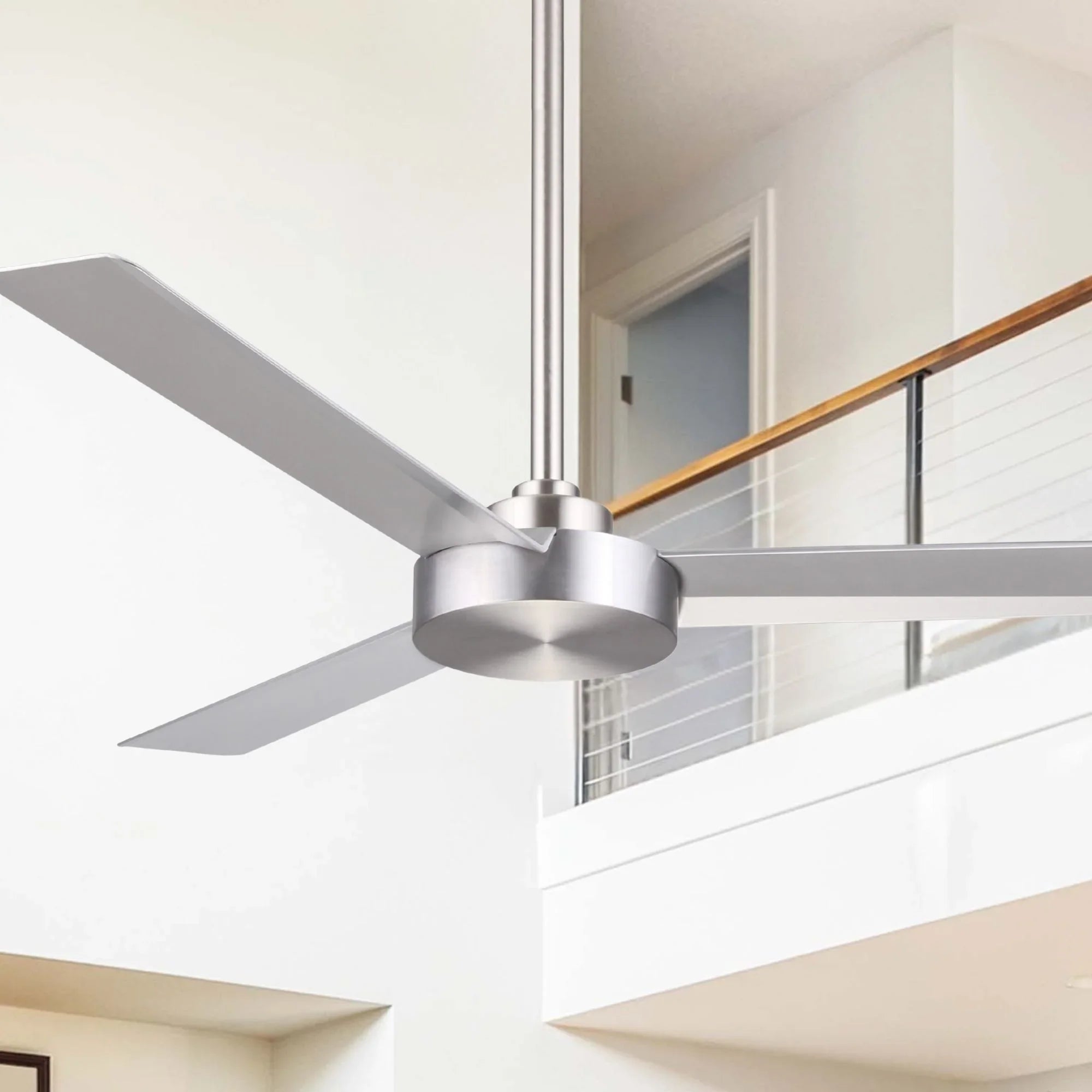 Roto 52" Aluminum Ceiling Fan with Wall Control