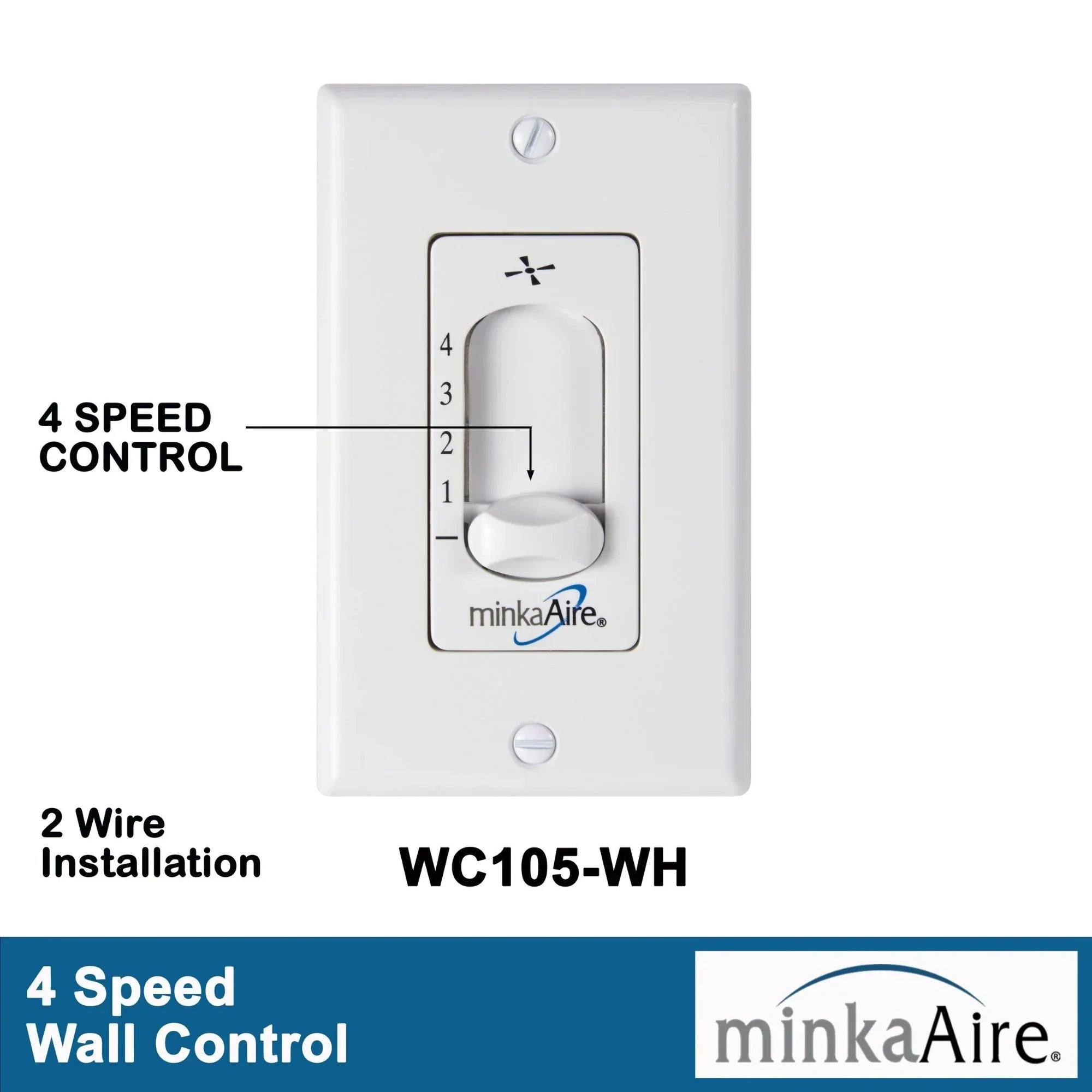 Roto 52" Koa Ceiling Fan with Wall Control