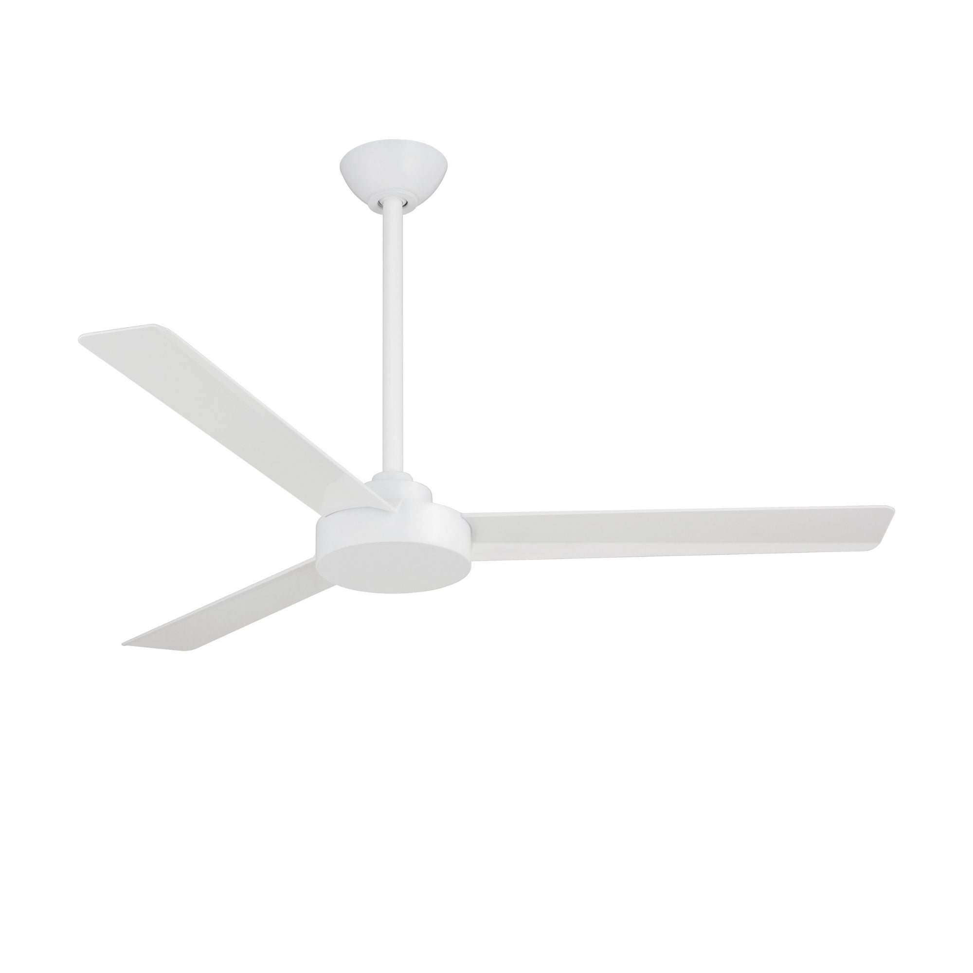 Roto 52" White Ceiling Fan with Wall Control