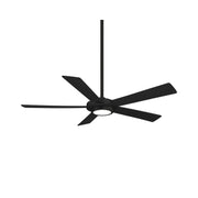 Sabot LED 52" Black Coal Ceiling Fan with Remote - Bees Lighting