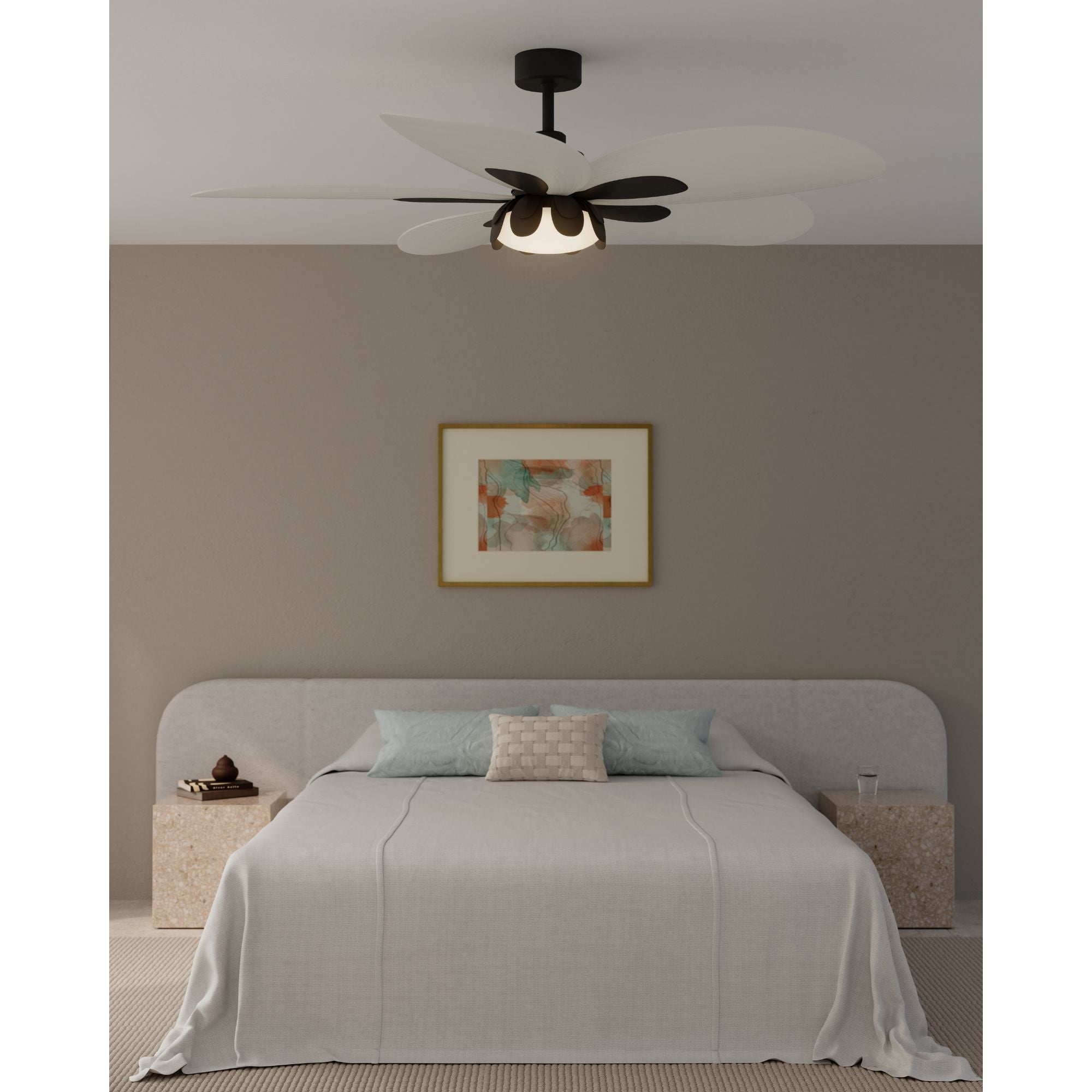 Minka Aire Saltcress 60'' Smart Ceiling Fan with LED Light DC Motor Dark Bronze