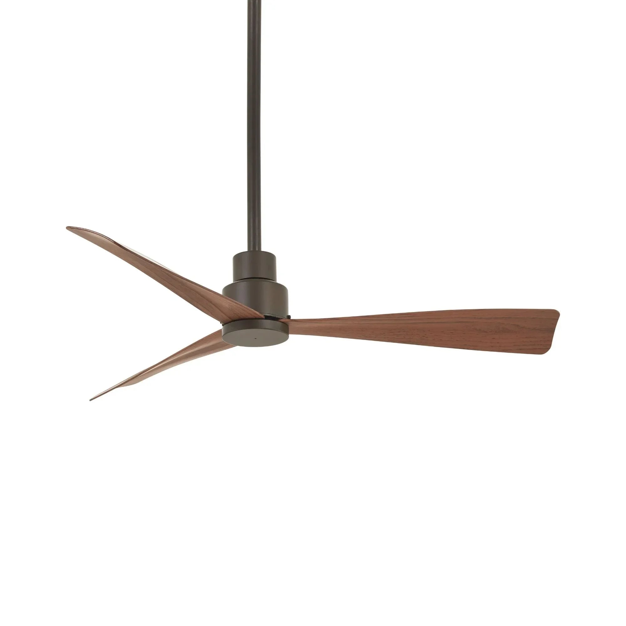 Simple 44" Bronze Wet Rated Ceiling Fan with Remote