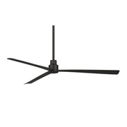 Simple XL 65" Black Coal Wet Rated Ceiling Fan with Remote - Bees Lighting