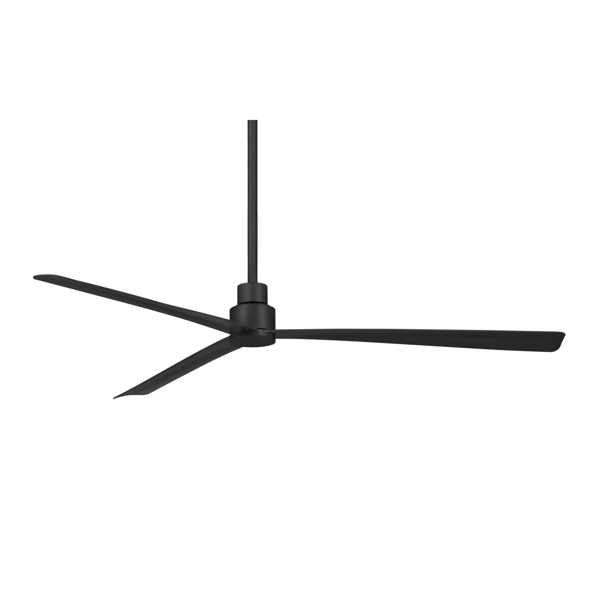 Simple XL 65" Black Coal Wet Rated Ceiling Fan with Remote - Bees Lighting