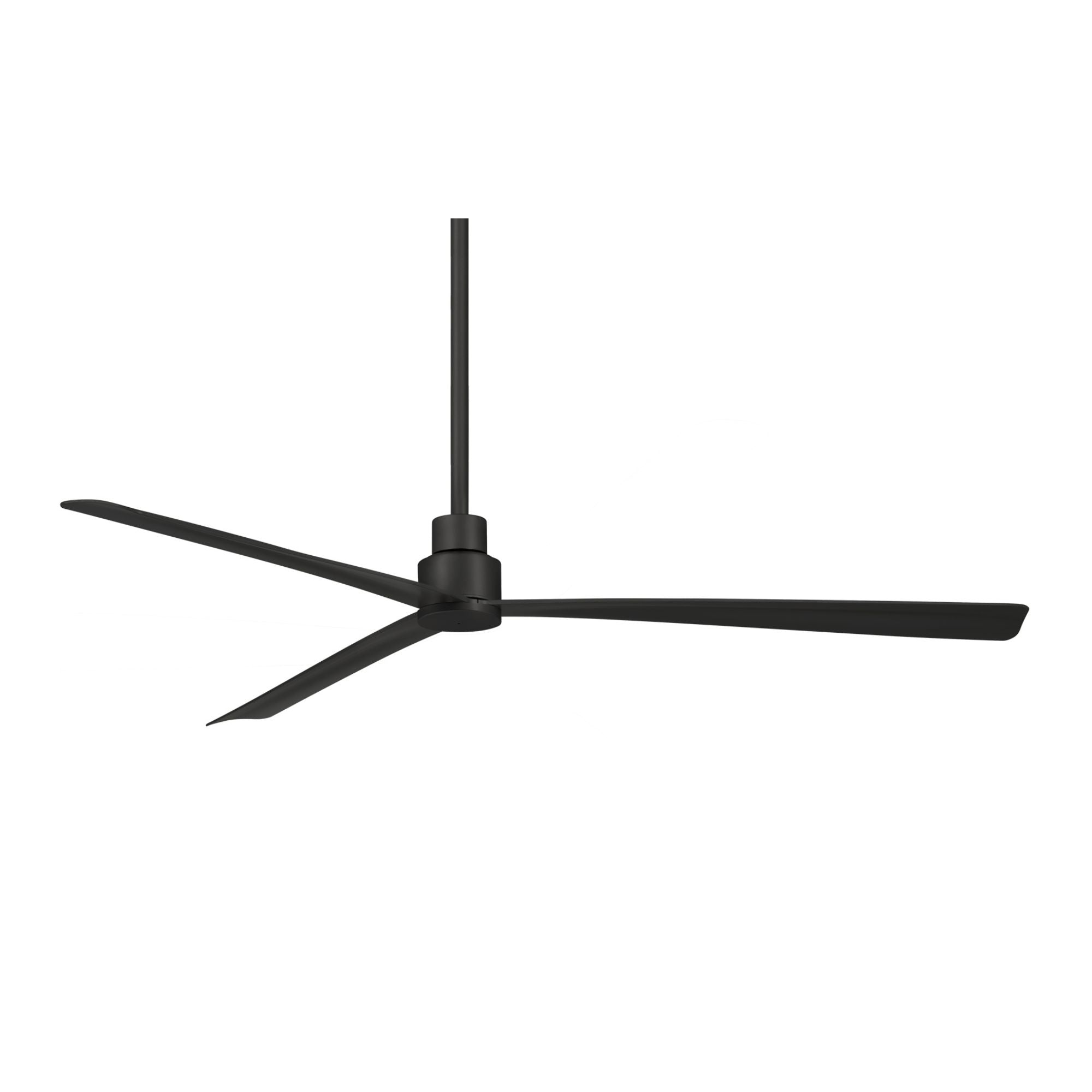 Simple XL 65" Black Coal Wet Rated Ceiling Fan with Remote - Bees Lighting