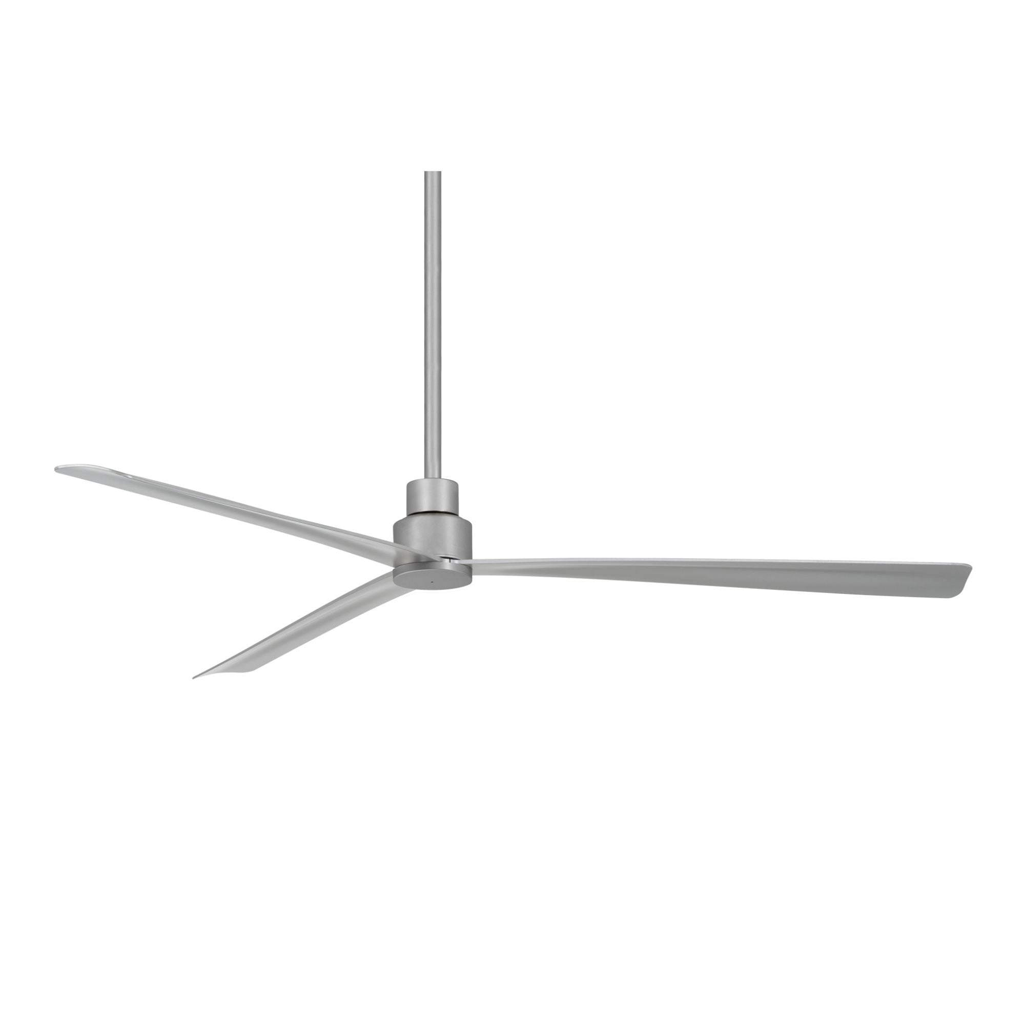 Simple XL 65" Silver Wet Rated Ceiling Fan with Remote - Bees Lighting