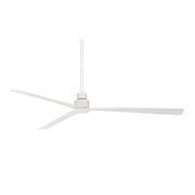 Simple XL 65" White Wet Rated Ceiling Fan with Remote - Bees Lighting
