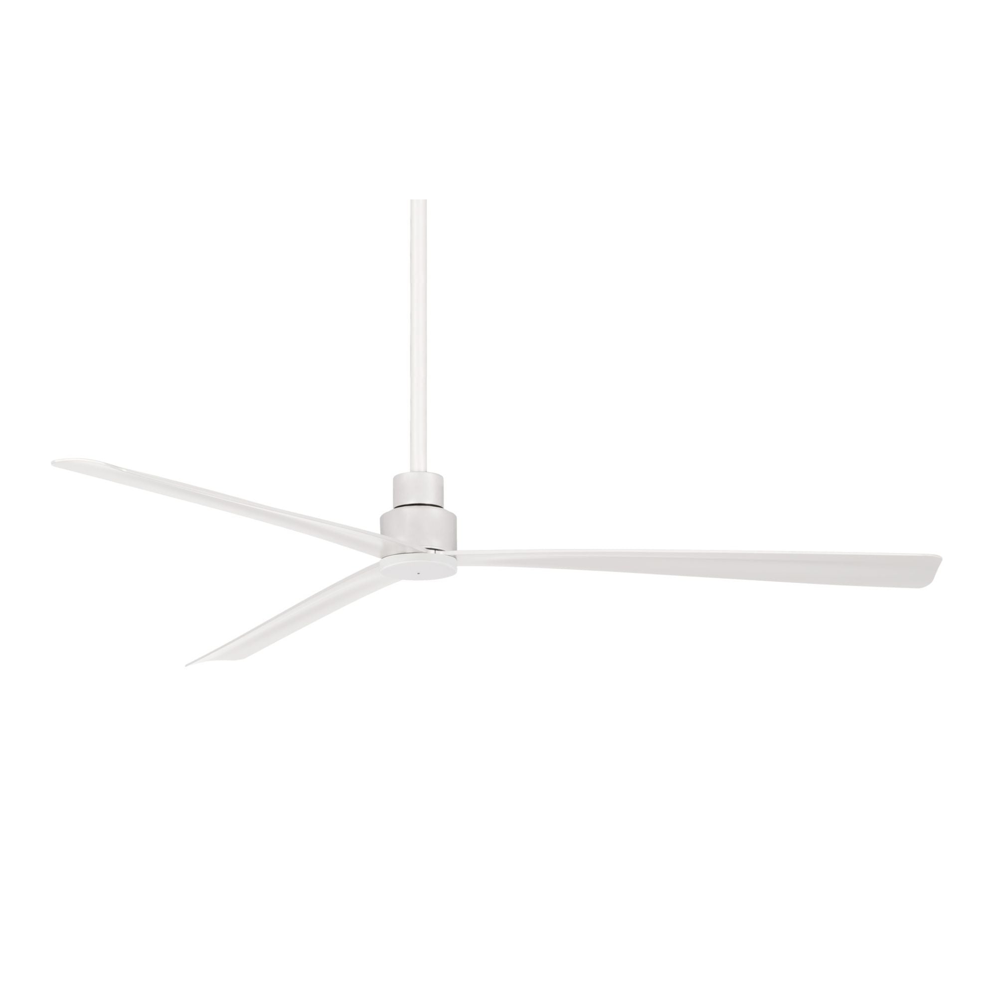 Simple XL 65" White Wet Rated Ceiling Fan with Remote - Bees Lighting