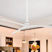 Simple XL 65" White Wet Rated Ceiling Fan with Remote