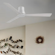Minka Aire - Simple Flush 60" Gray Wet Rated Ceiling Fan with Remote | Bees Lighting