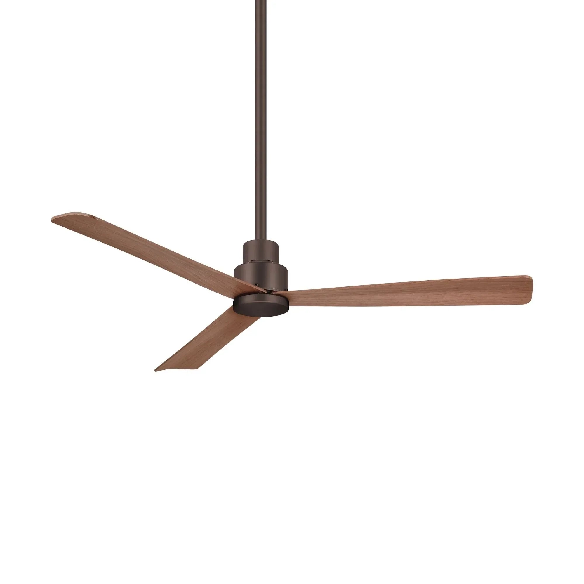 Simple 52" Bronze Wet Rated Ceiling Fan with Remote