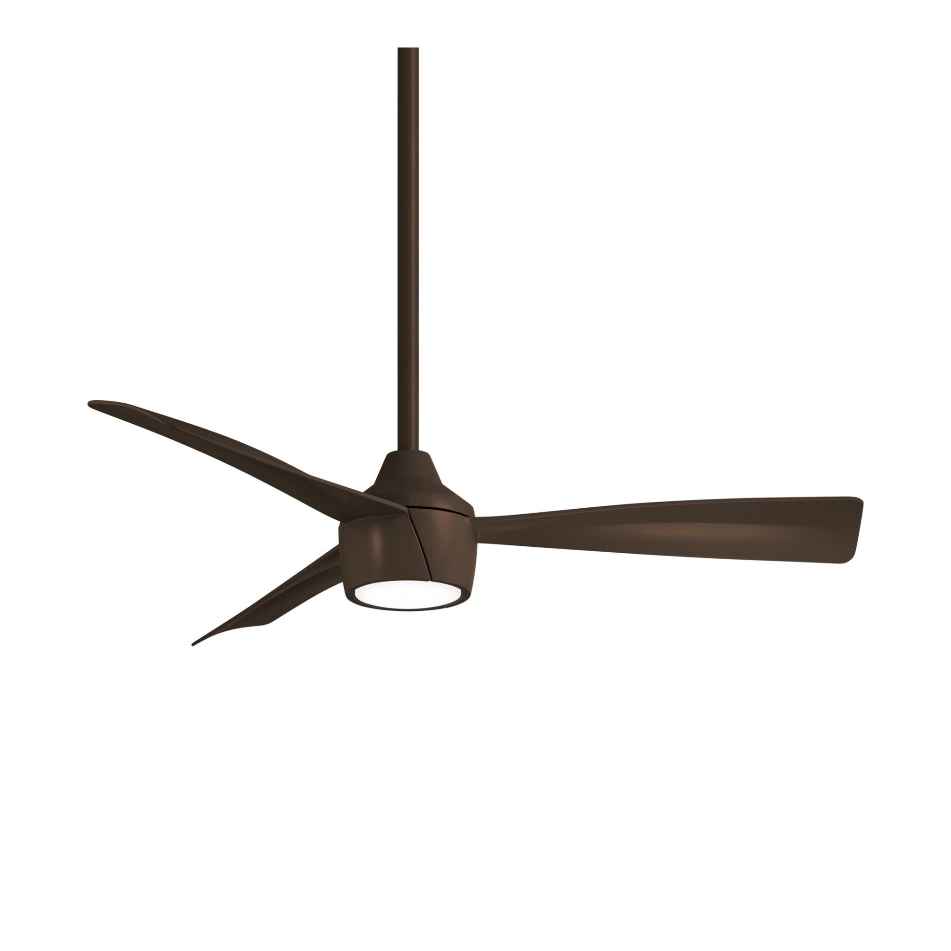 Skinnie LED 44" Bronze Outdoor Ceiling Fan with Remote - Bees Lighting