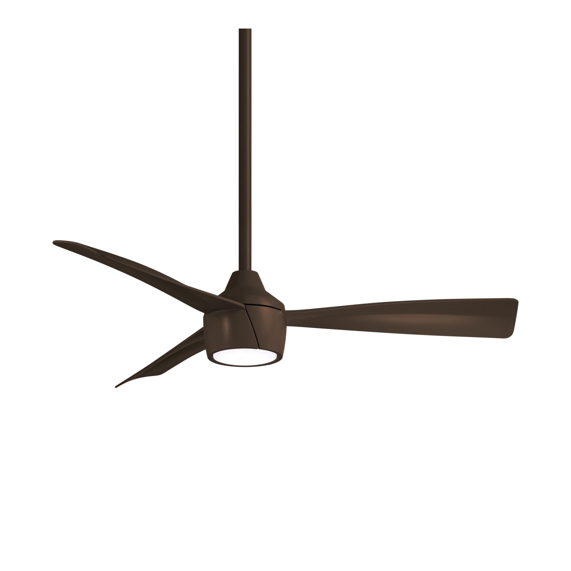 Skinnie LED 44" Bronze Outdoor Ceiling Fan with Remote - Bees Lighting