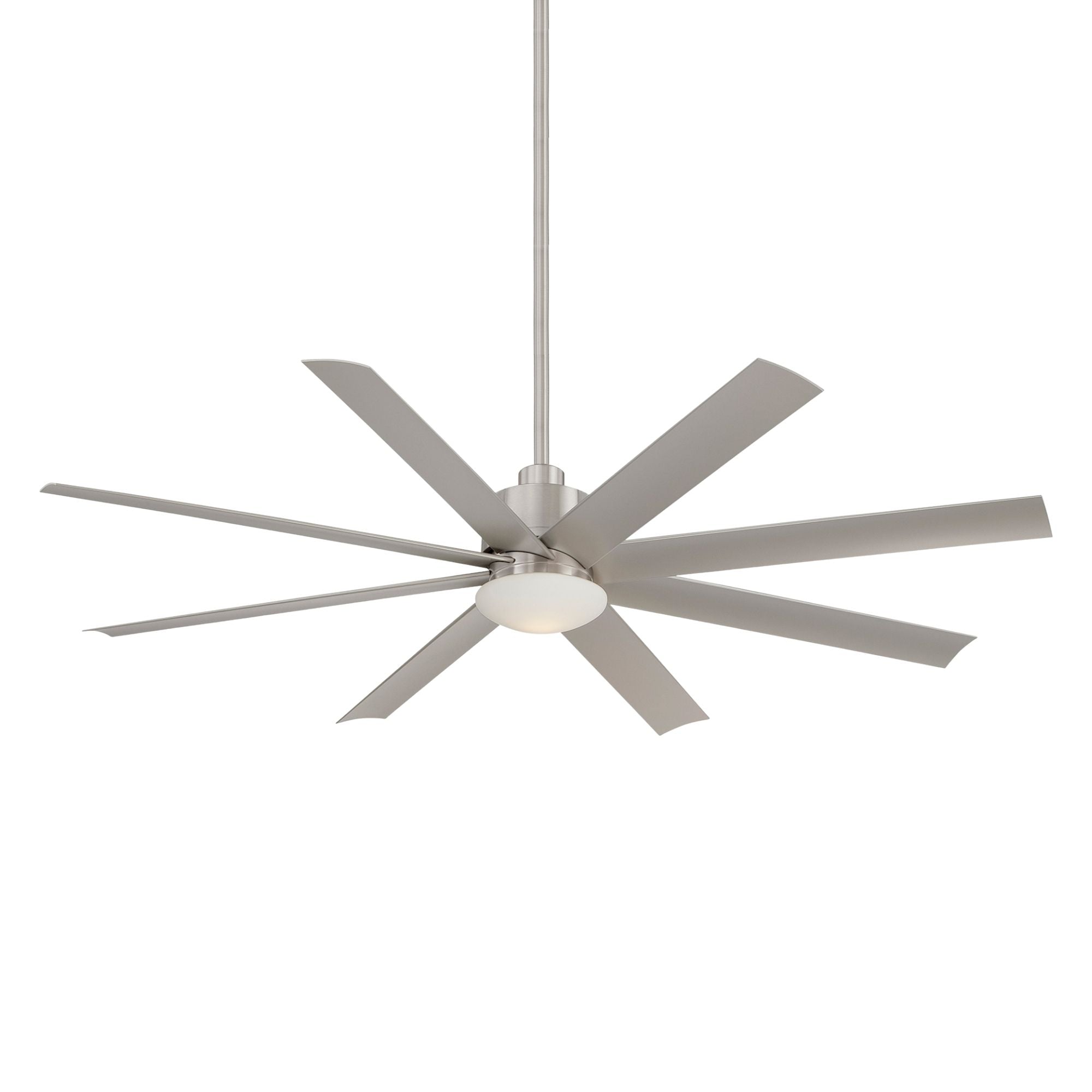 Slipstream LED 65" Large Outdoor Ceiling Fan, Brushed Nickel