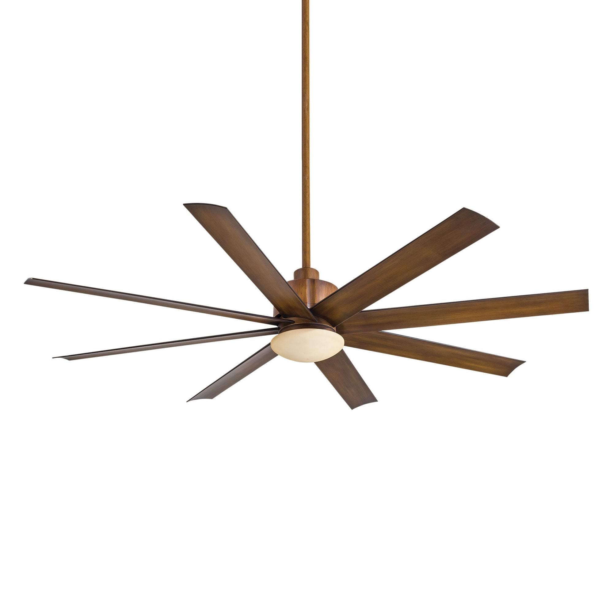 Slipstream LED 65" Large Outdoor Ceiling Fan, Distressed Koa