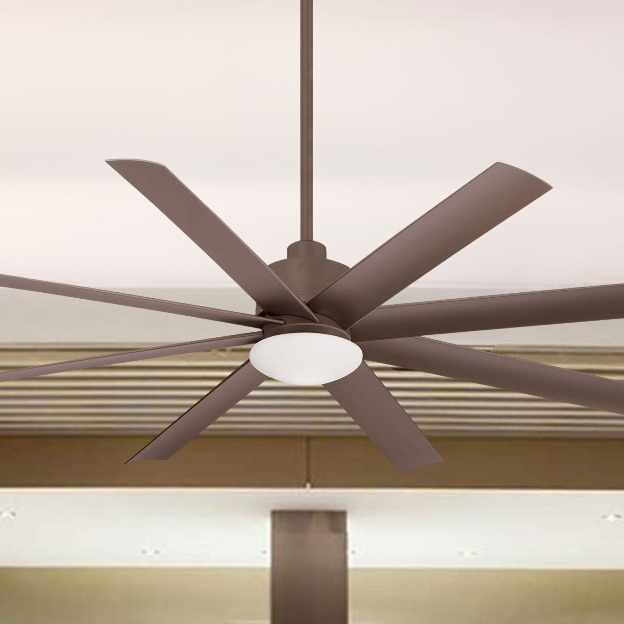 Minka Aire - Slipstream LED 65" Large Outdoor Ceiling Fan, Oil Rubbed Bronze | Bees Lighting