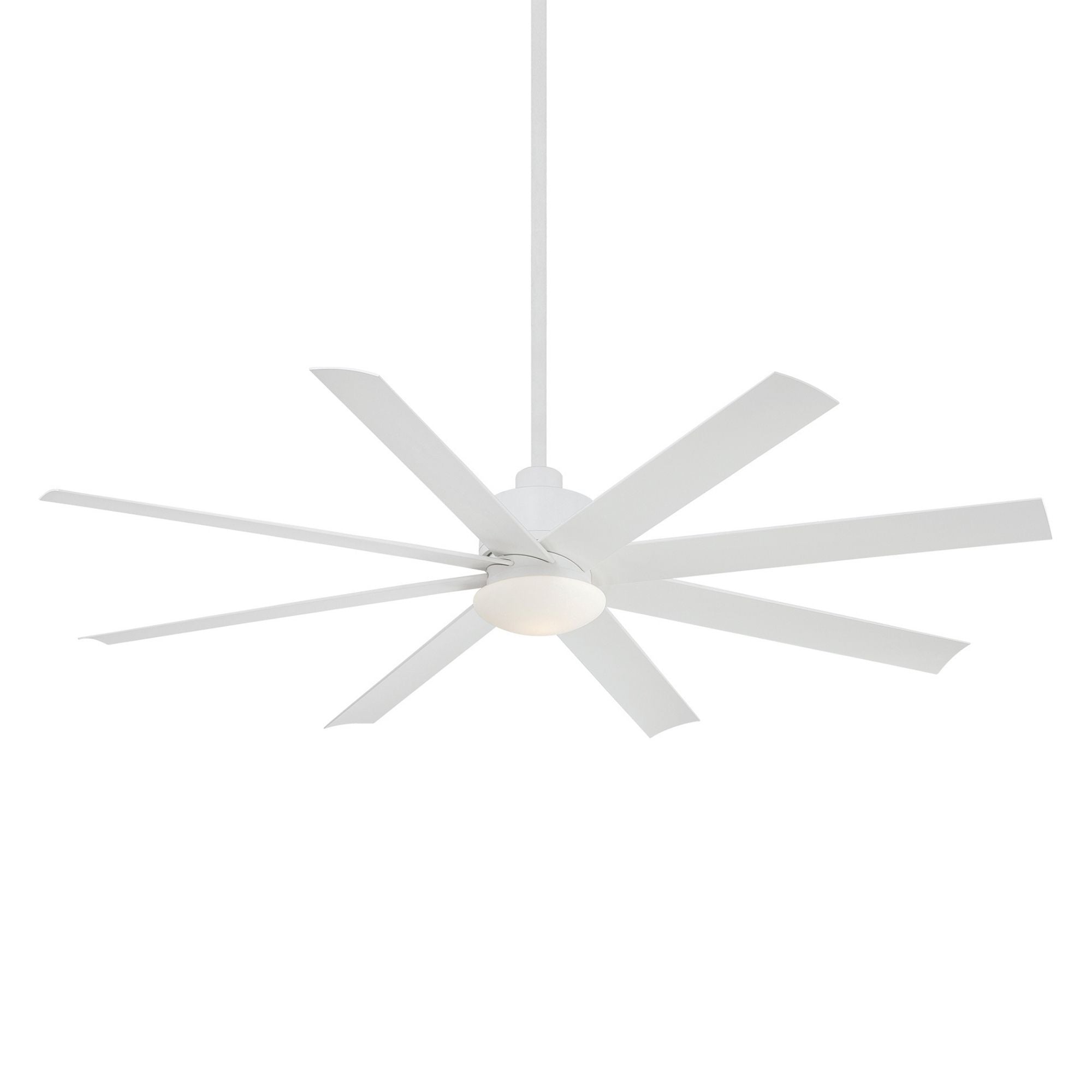 Slipstream LED 65" Large Outdoor Ceiling Fan, Flat White