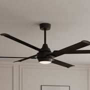 Minka Aire Soarin 72'' Smart Ceiling Fan with LED Light DC Motor Coal Black