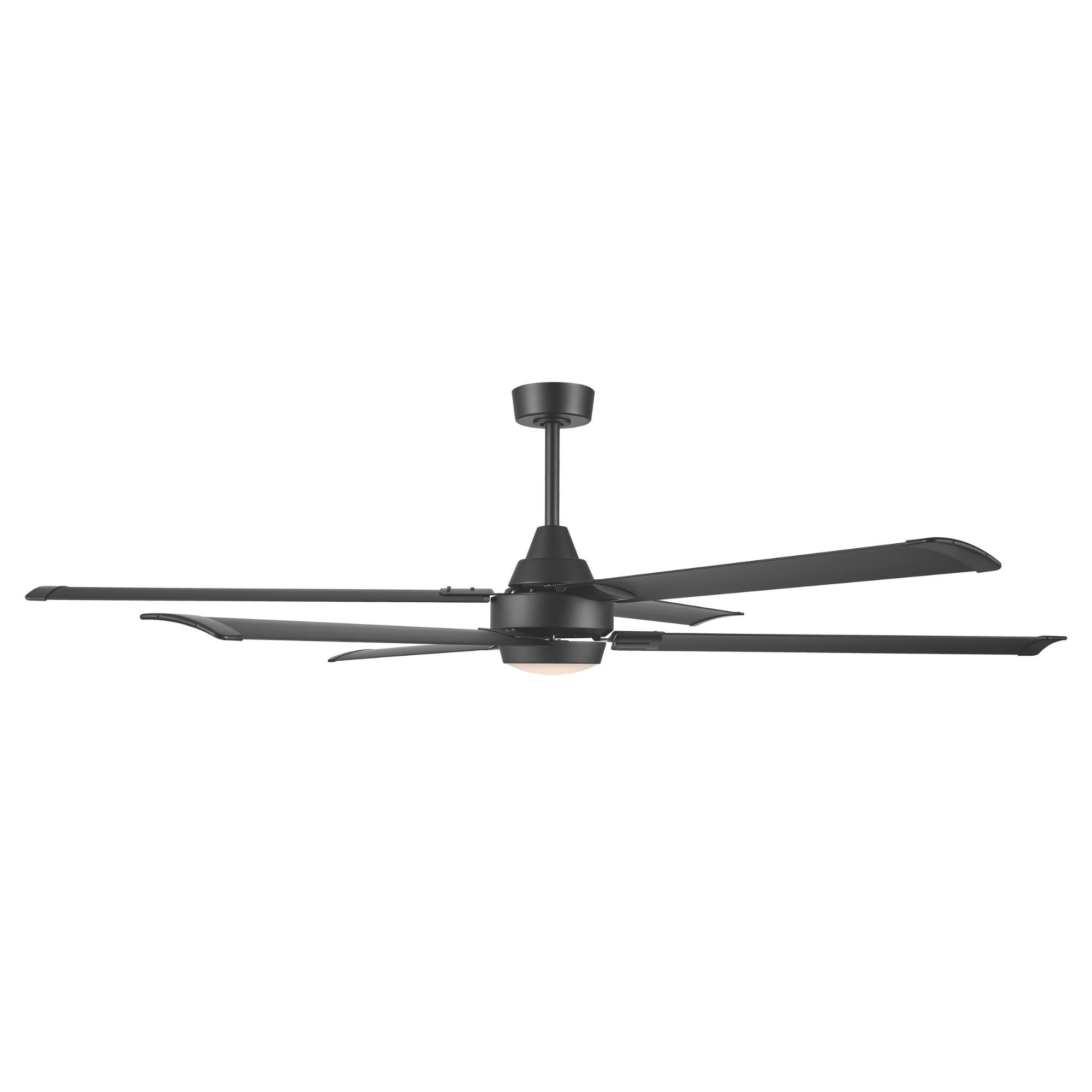 Minka Aire Soarin 72'' Smart Ceiling Fan with LED Light DC Motor Coal Black