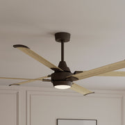 Minka Aire Soarin 72'' Smart Ceiling Fan with LED Light DC Motor Dark Bronze