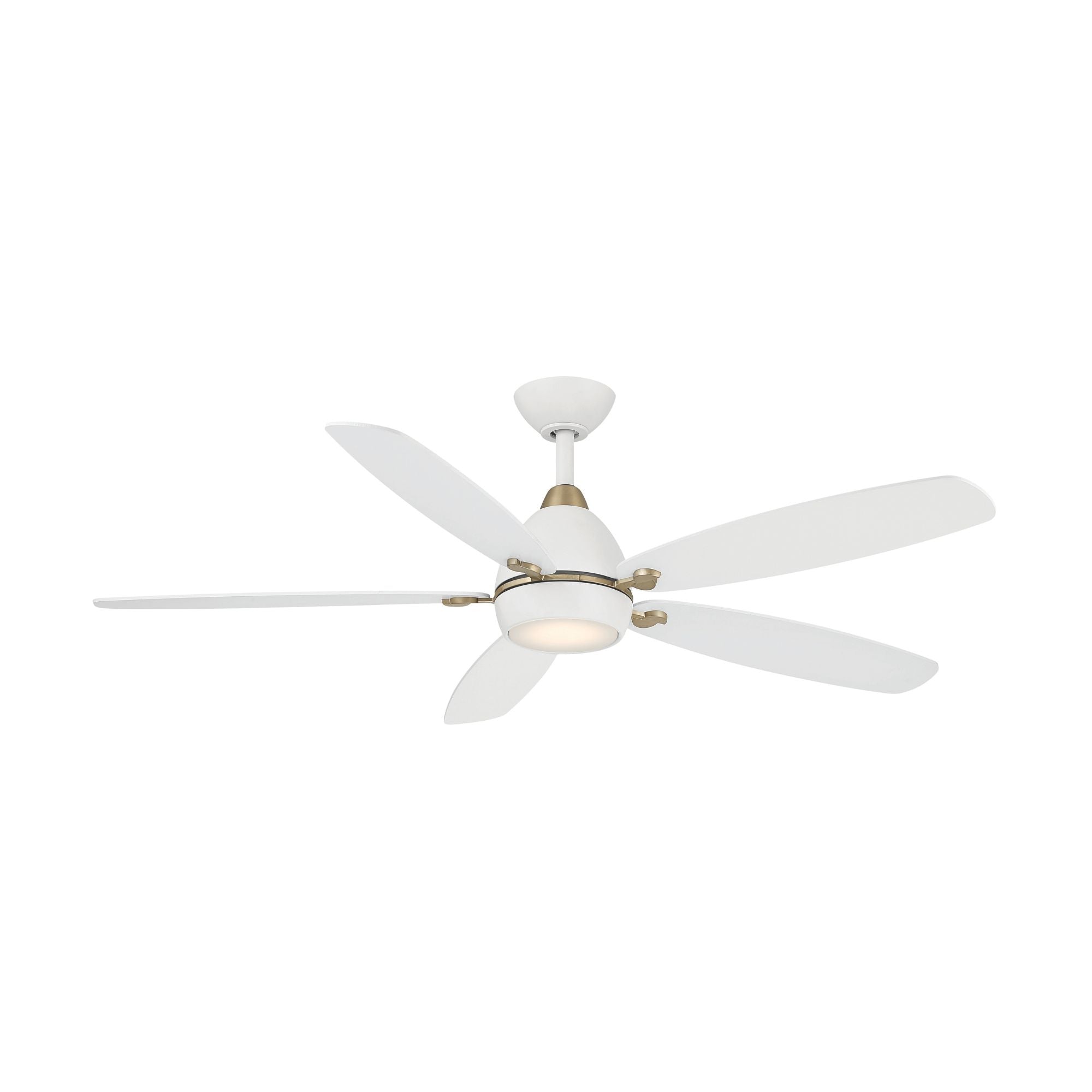Minka Aire Soreno 52'' Ceiling Fan with LED Light AC Motor Alabaster White