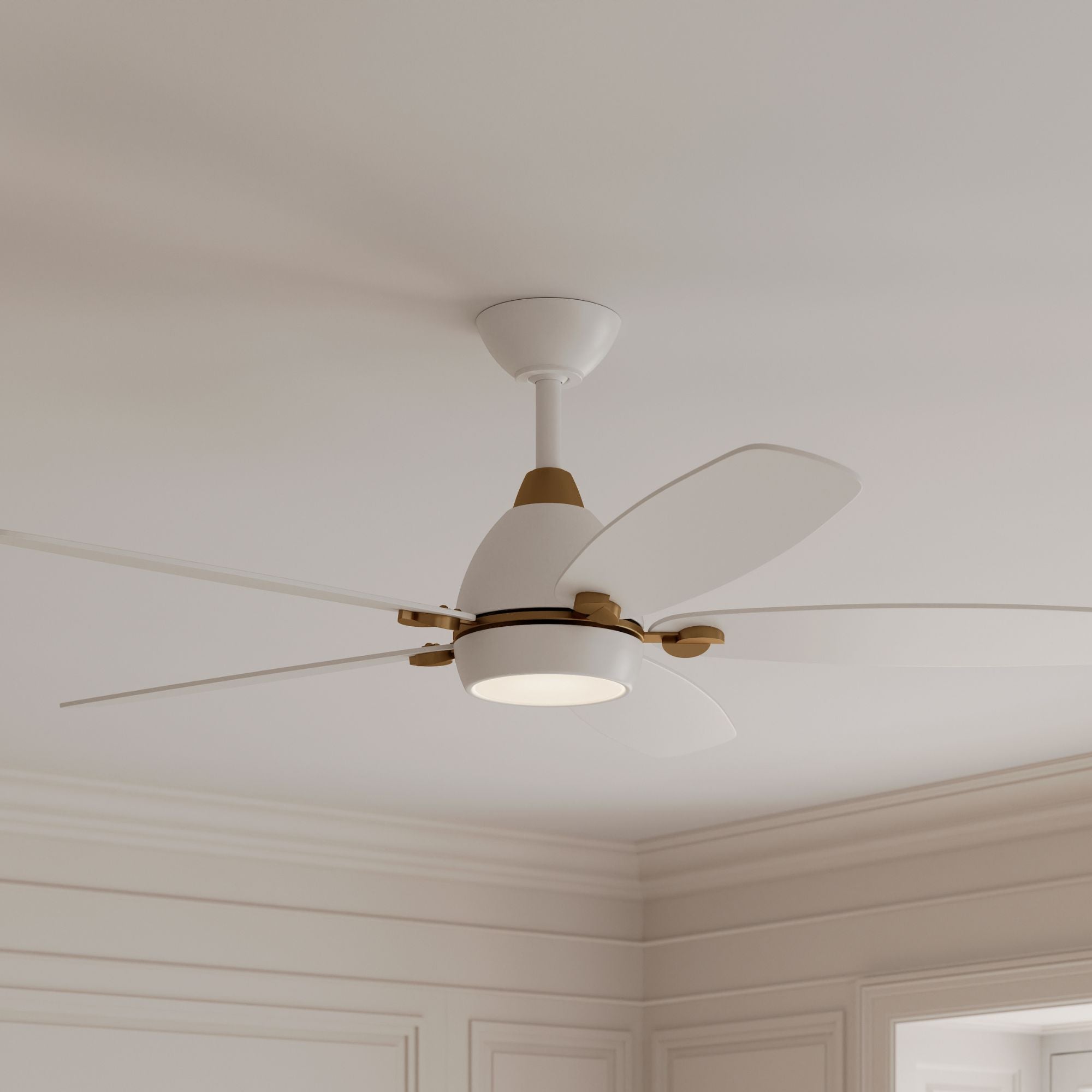 Minka Aire Soreno 52'' Ceiling Fan with LED Light AC Motor