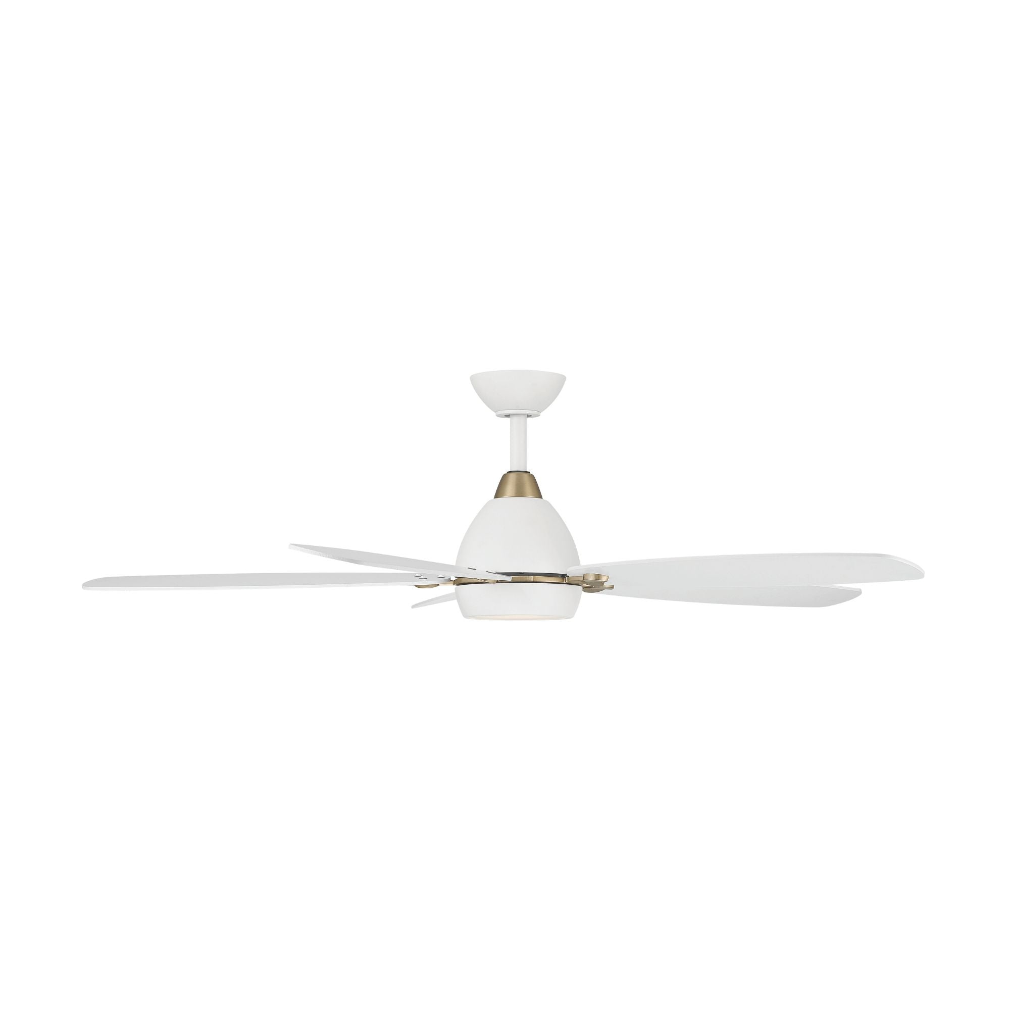 Minka Aire Soreno 52'' Ceiling Fan with LED Light AC Motor Alabaster White