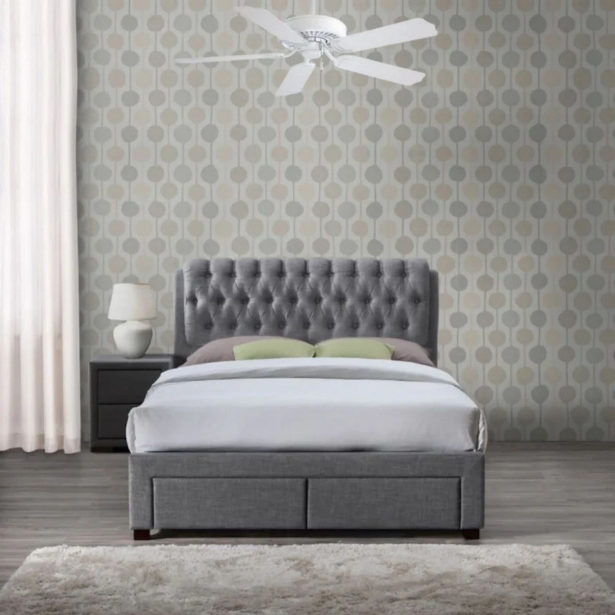 Minka Aire - Sundance 52" White Outdoor Ceiling Fan with Pull Chain | Bees Lighting