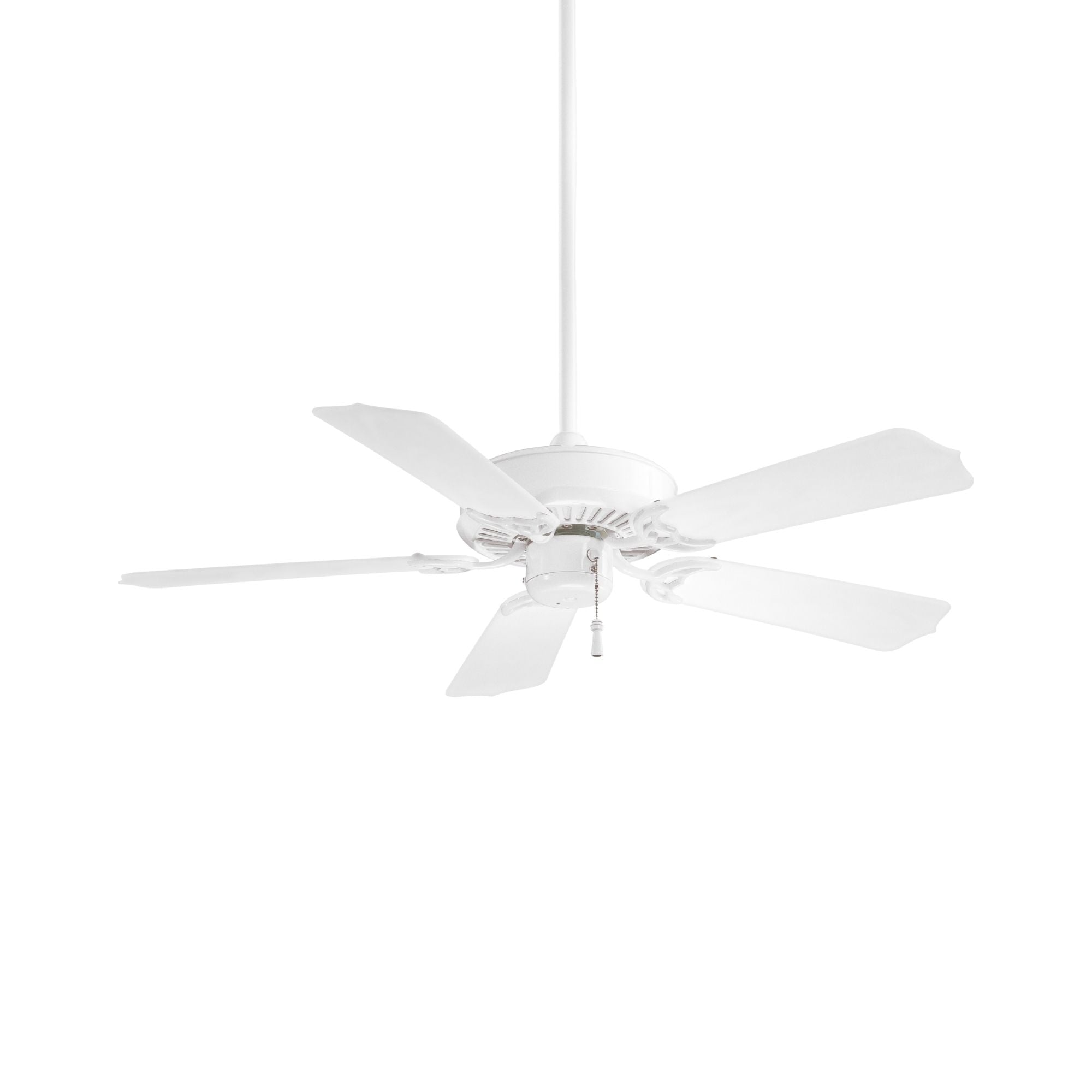 Sundance 42" White Outdoor Ceiling Fan with Pull Chain