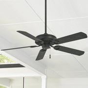 Minka Aire - Sundowner 54" Textured Coal Wet Rated Ceiling Fan with Pull Chain | Bees Lighting