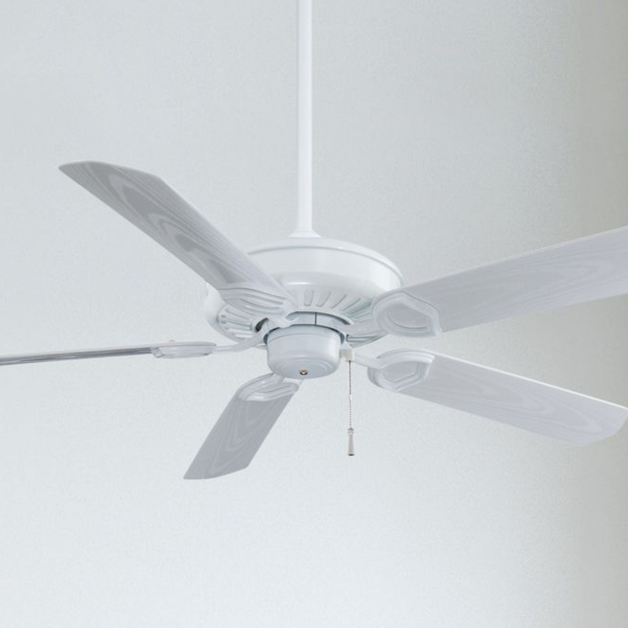 Minka Aire - Sundowner 54" White Wet Rated Ceiling Fan with Pull Chain | Bees Lighting