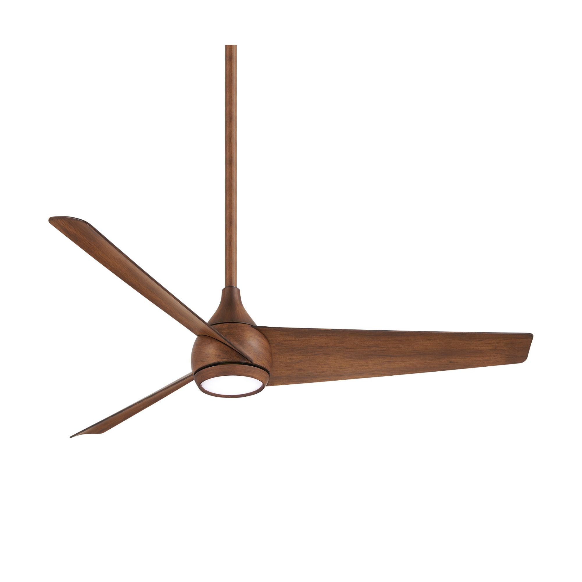 Twist LED 52" Smart Ceiling Fan with Remote, Distressed Koa - Bees Lighting