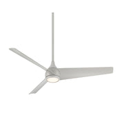 Twist LED 52" Smart Ceiling Fan with Remote, Grey - Bees Lighting
