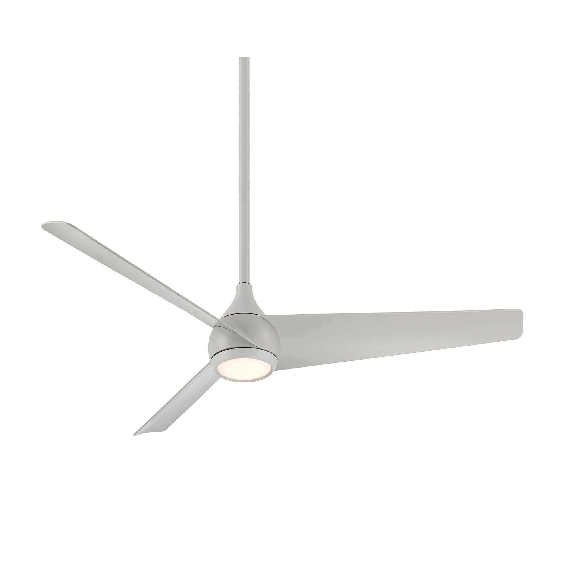 Twist LED 52" Smart Ceiling Fan with Remote, Grey - Bees Lighting