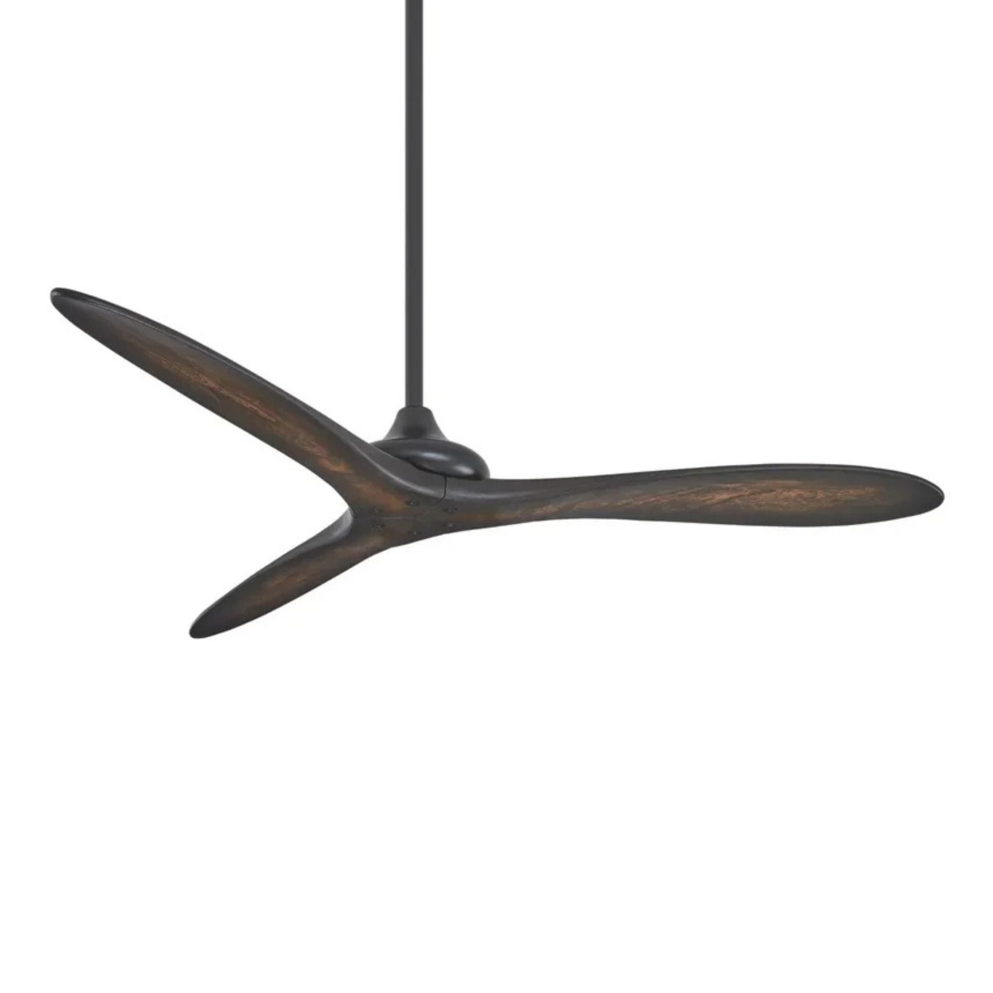 Vapor 60" Ceiling Fan with Remote, Black Coal with Toned Koa Wood Blades