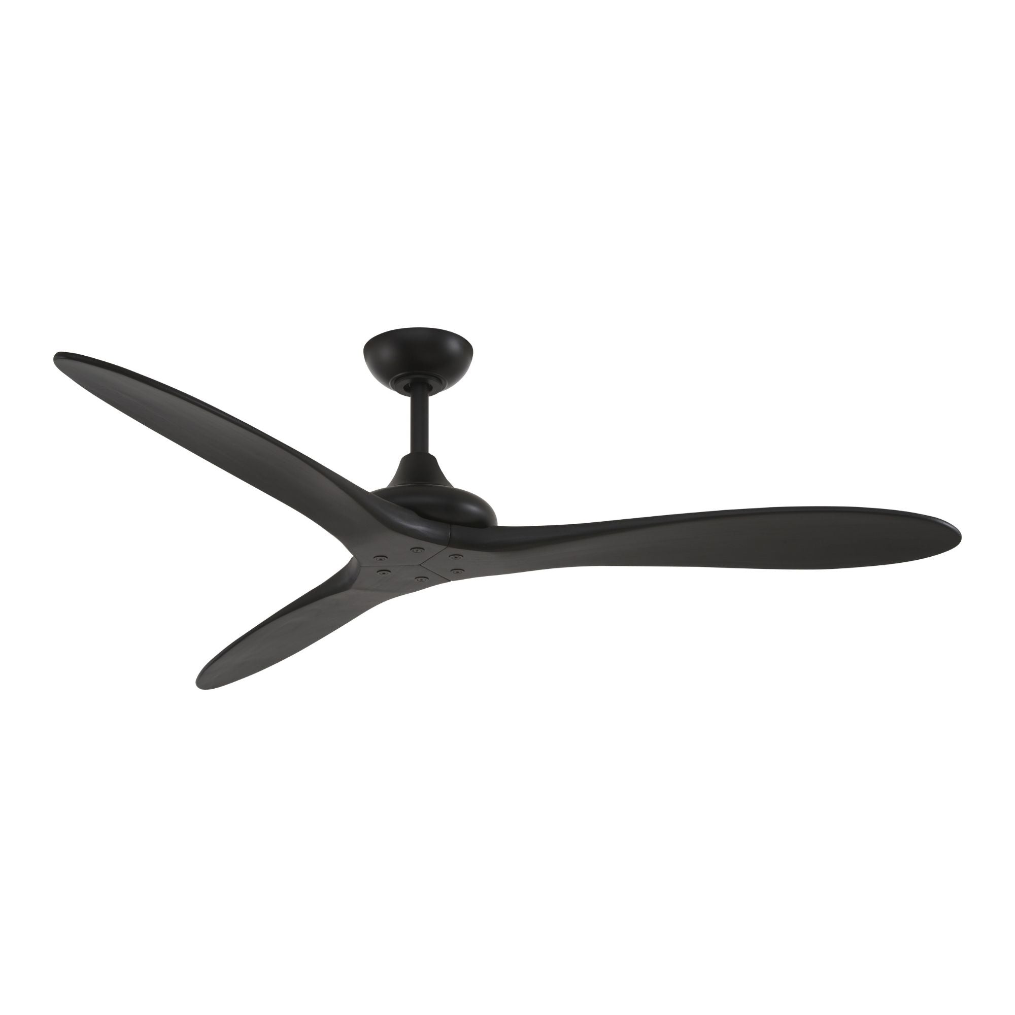 Vapor 60" Ceiling Fan with Remote, Black Coal