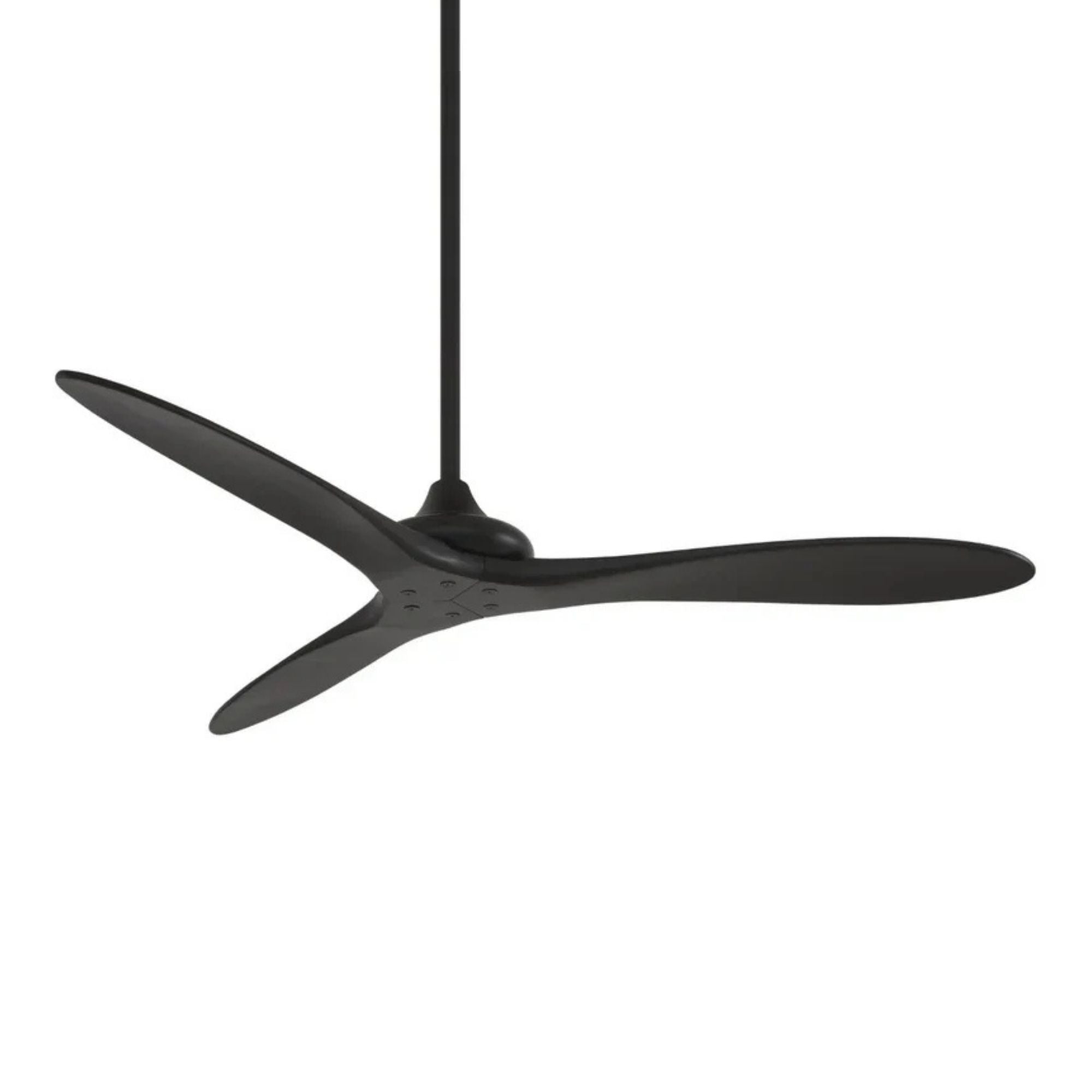 Vapor 60" Ceiling Fan with Remote, Black Coal