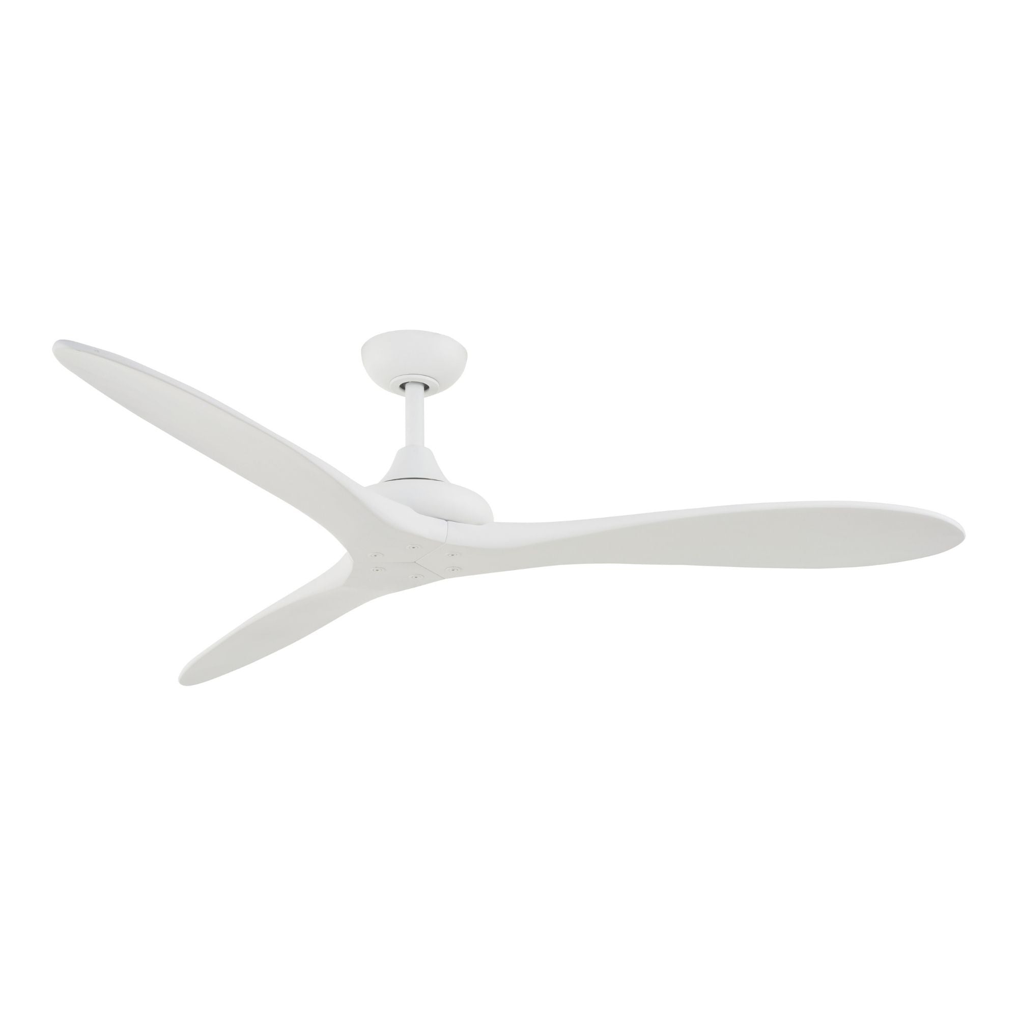 Vapor 60" Ceiling Fan with Remote, Flat White