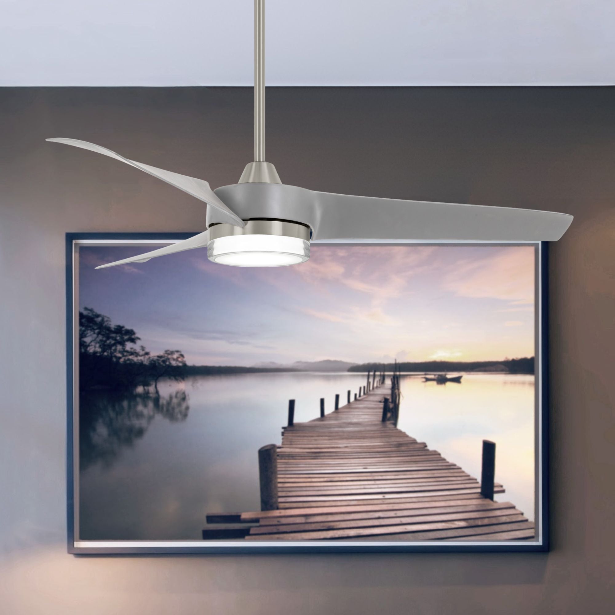 Veer LED 56" Smart Ceiling Fan - Bees Lighting