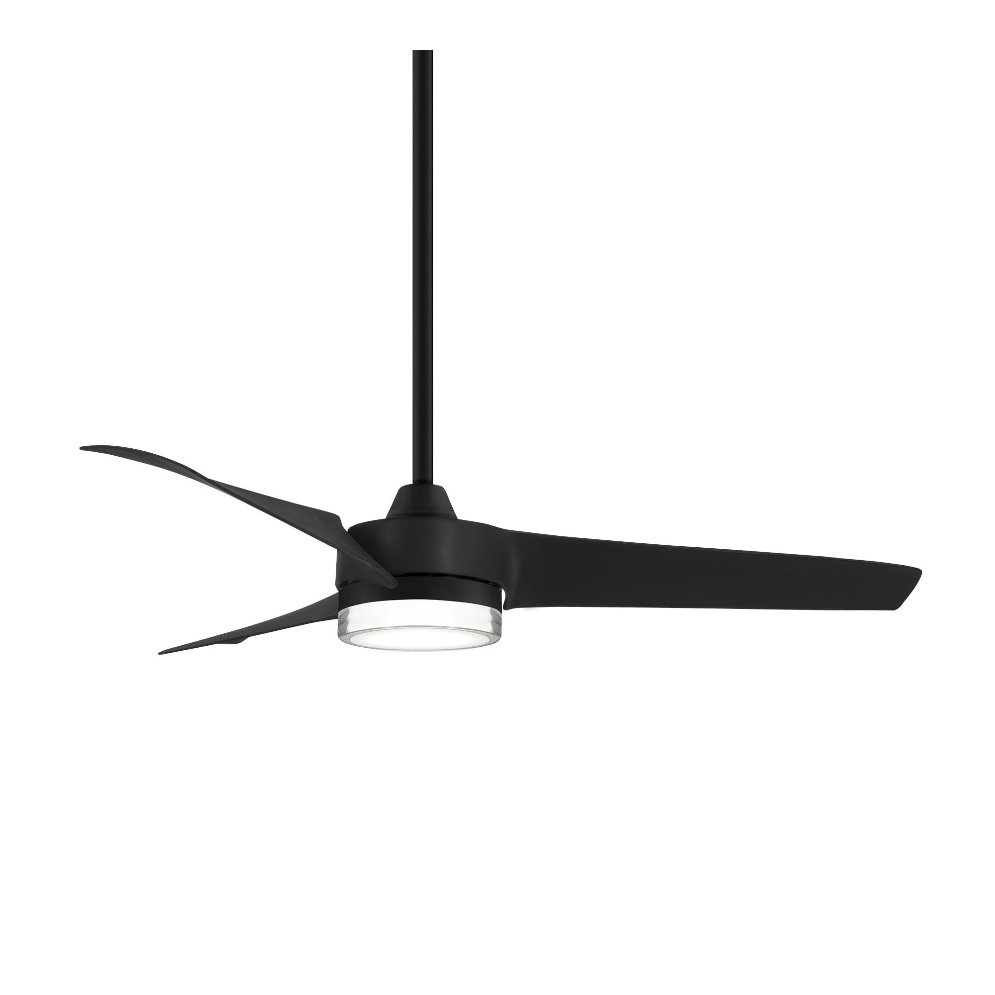 Veer LED 56" Smart Ceiling Fan with Remote, Black Coal - Bees Lighting